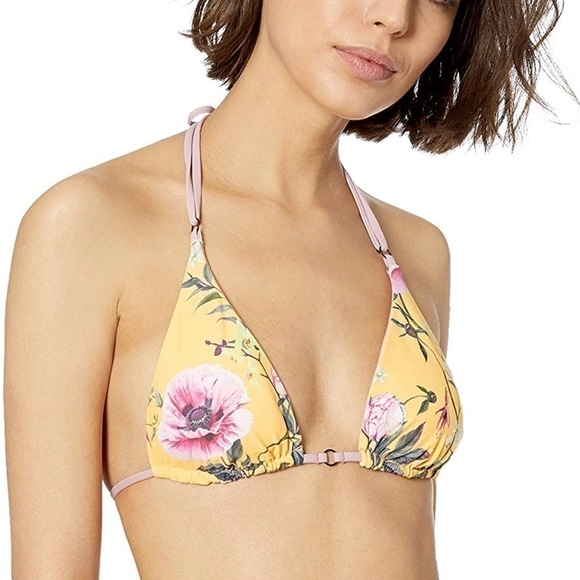 Vicious Young Babes French Cut Tri Bra Bikini Top Large - Picture 1 of 5
